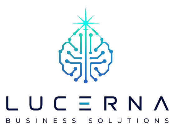 Lucerna Business Solutions — yapay zeka destekli iş çözümleri logosu